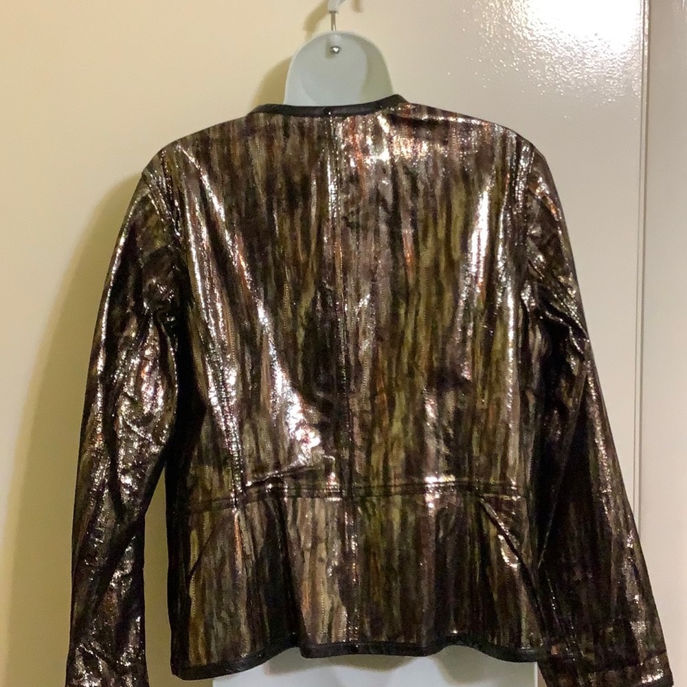 Chico’s Leather Jacket Reversible - image 6